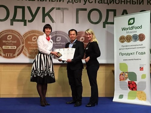 TH True MILK đoạt 3 giải Vàng tại Triển lãm Thực phẩm Quốc tế Moscow 2015  - ảnh 1